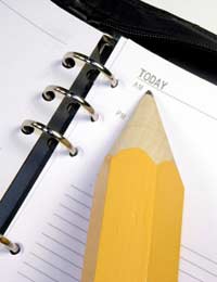 pencil and notepad, can my employer change my working hours?